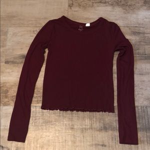 Red long sleeve Pacsun shirt